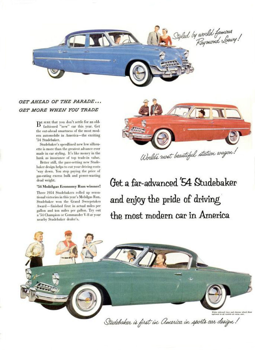 1954 Studebaker Auto Advertising